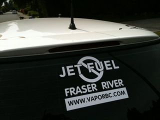 VAPOR car sign